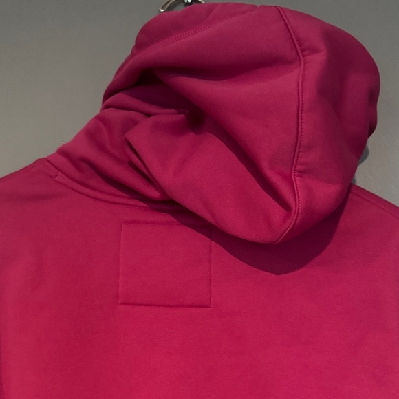 Under Armour Pink Hoodie with Blue Logo - Picture 8 of 9